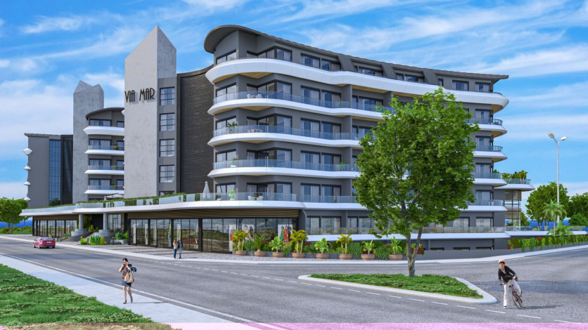 Новый комплекс премиум класса с богатой инфраструктурой в Каргыджаке, 62-122 м2 - Ракурс 5