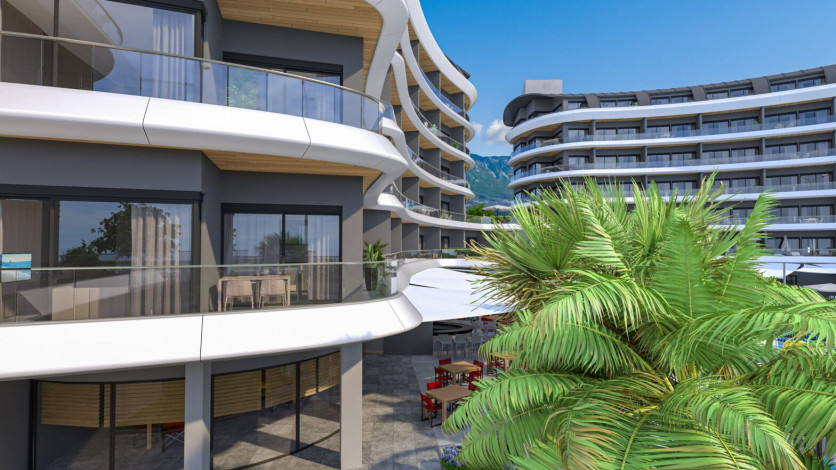 Новый комплекс премиум класса с богатой инфраструктурой в Каргыджаке, 62-122 м2 - Ракурс 8