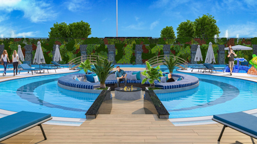 Новый комплекс премиум класса с богатой инфраструктурой в Каргыджаке, 62-122 м2 - Ракурс 11