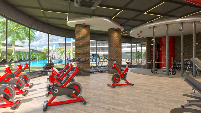 Новый комплекс премиум класса с богатой инфраструктурой в Каргыджаке, 62-122 м2 - Ракурс 34