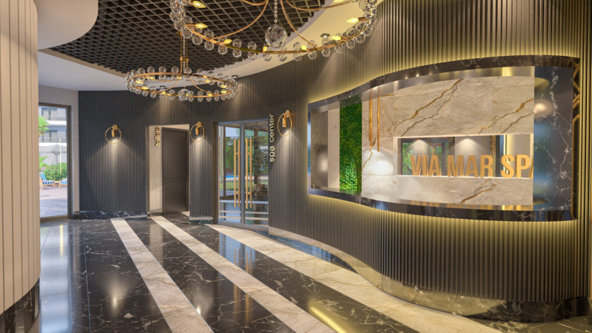 Новый комплекс премиум класса с богатой инфраструктурой в Каргыджаке, 62-122 м2 - Ракурс 43