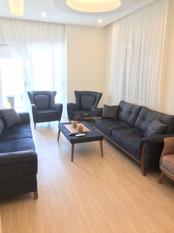 Красивая квартира 3+1 с новой мебелью в центре Аланьи, 150м2 - Ракурс 6