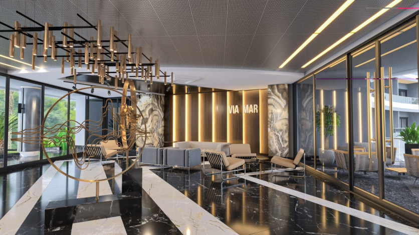 Новый комплекс премиум класса с богатой инфраструктурой в Каргыджаке, 62-122 м2 - Ракурс 47