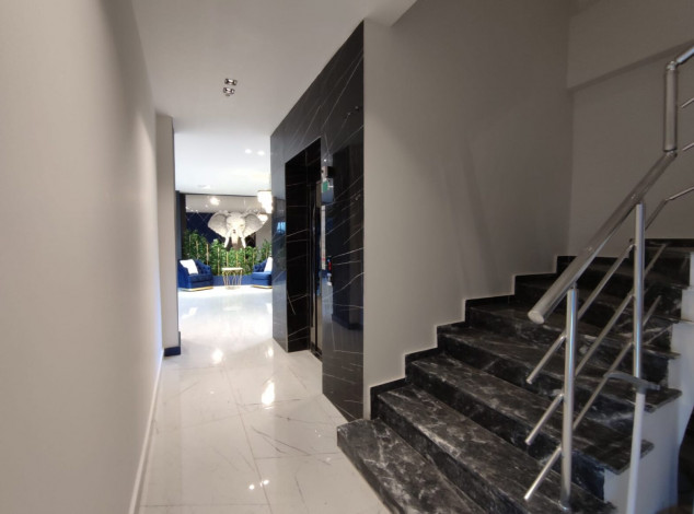 Двухкомнатная квартира в новом комплексе на побережье Средиземного моря в районе Махмутлар, 55 м2 - Ракурс 2