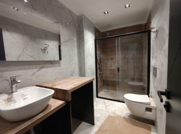 Двухкомнатная квартира в новом комплексе на побережье Средиземного моря в районе Махмутлар, 55 м2 - Ракурс 23