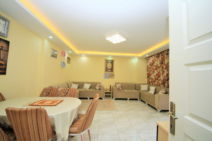 Меблированная двухкомнатная квартира с отдельной кухней в районе Махмутлар, 120м - Ракурс 14