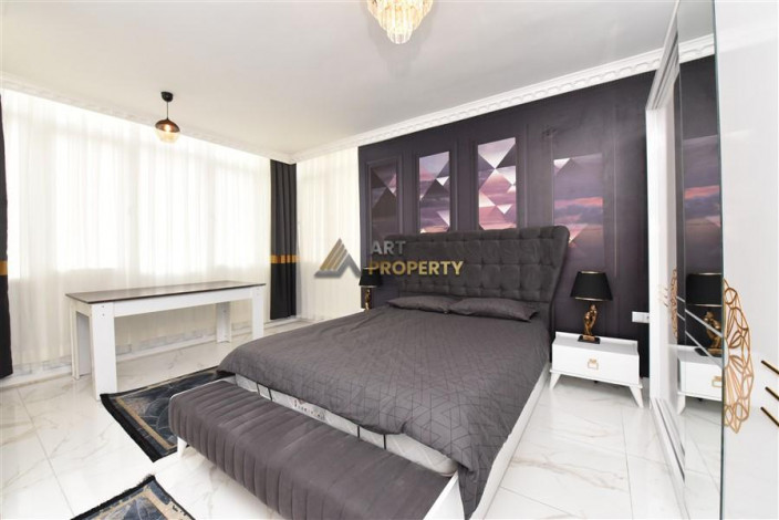 Меблированная трехкомнатная квартира в районе Махмутлар, 120м - Ракурс 7