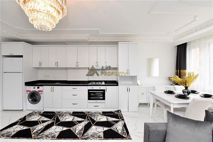 Меблированная трехкомнатная квартира в районе Махмутлар, 120м - Ракурс 17