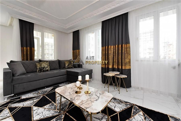 Меблированная трехкомнатная квартира в районе Махмутлар, 120м - Ракурс 18