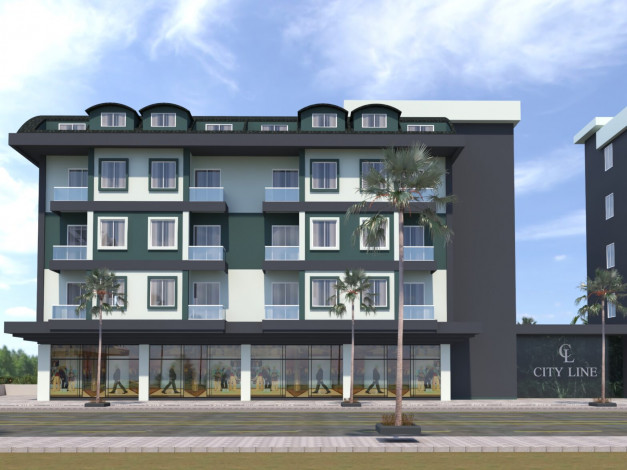 Квартиры в новом комплексе 1+1 и 2+1 в районе Оба, 42,7 – 86, 4 м2 - Ракурс 5