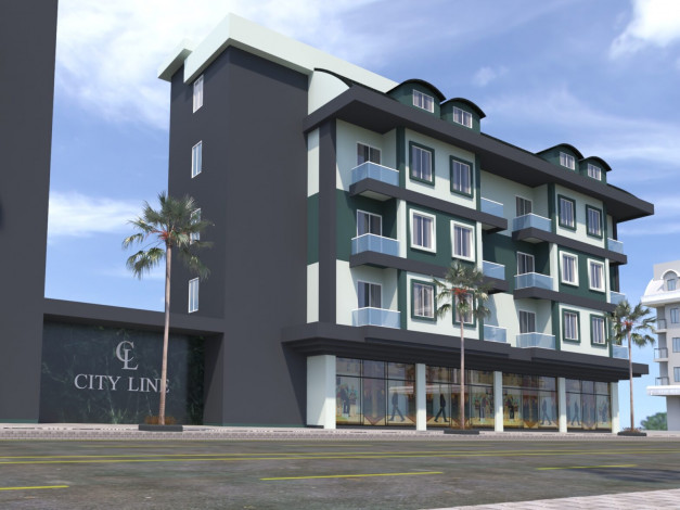 Квартиры в новом комплексе 1+1 и 2+1 в районе Оба, 42,7 – 86, 4 м2 - Ракурс 7