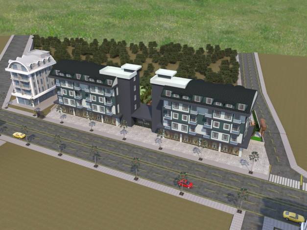 Квартиры в новом комплексе 1+1 и 2+1 в районе Оба, 42,7 – 86, 4 м2 - Ракурс 9