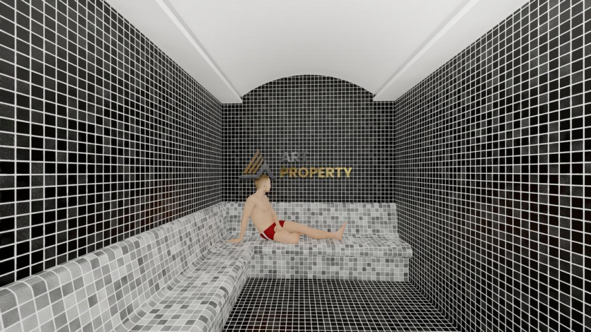 Новый инвестиционный проект на стадии строительства 550 м от моря в самом центре Махмутлара, 48-180м2 - Ракурс 10