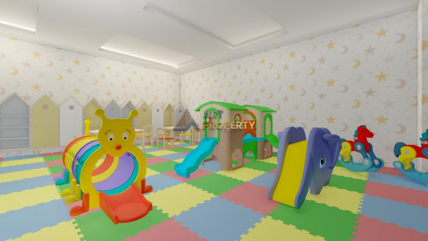 Новый инвестиционный проект на стадии строительства 550 м от моря в самом центре Махмутлара, 48-180м2 - Ракурс 16