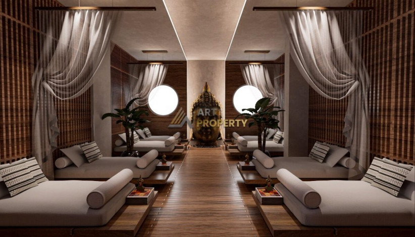 Двухкомнатная квартира большой площади в строящемся элитном комплексе в районе Махмутлар, 80 м2 - Ракурс 10