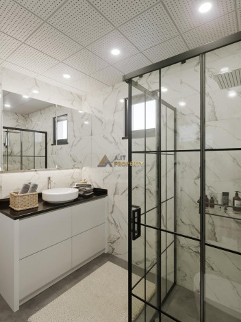 Двухкомнатная квартира большой площади в строящемся элитном комплексе в районе Махмутлар, 80 м2 - Ракурс 17