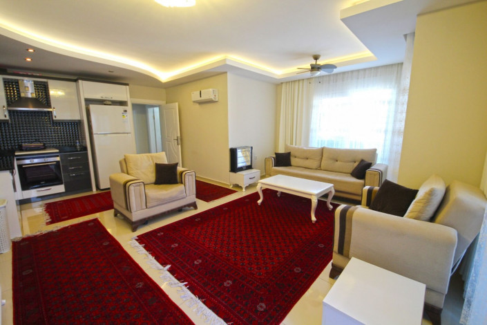 Квартира 1+1 в центральной части Махмутлара с отличной планировкой с мебелью, 70 м2 - Ракурс 8