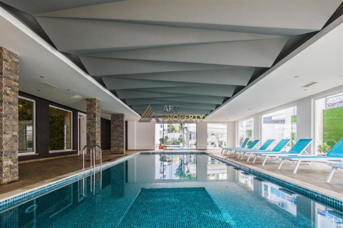 Квартира 1+1 с мебелью в комплексе с развитой инфраструктурой в центре Авсаллара, 60 м2 - Ракурс 3