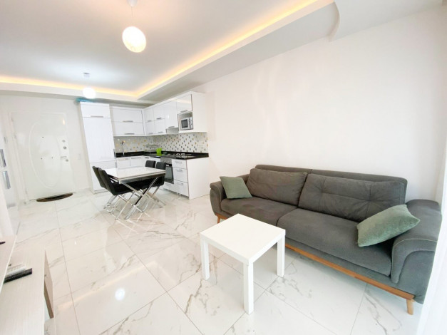 Квартира 1+1 с мебелью в комплексе с развитой инфраструктурой в центре Авсаллара, 60 м2 - Ракурс 13