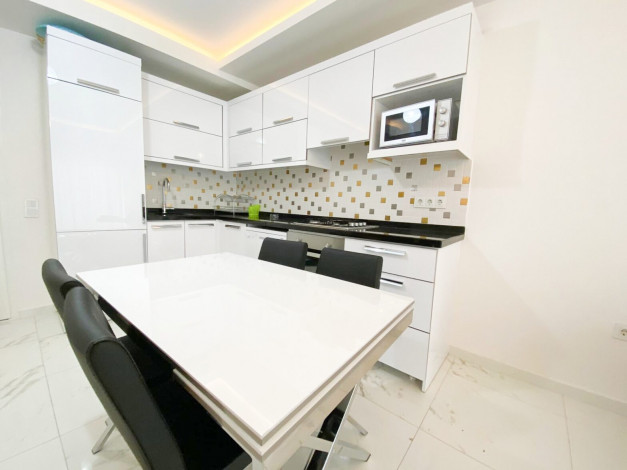 Квартира 1+1 с мебелью в комплексе с развитой инфраструктурой в центре Авсаллара, 60 м2 - Ракурс 14