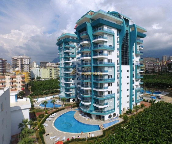 Квартира 1+1 с мебелью с красивым видом на горы в комплексе с развитой инфраструктурой, Махмутлар, 70 м2 - Ракурс 17