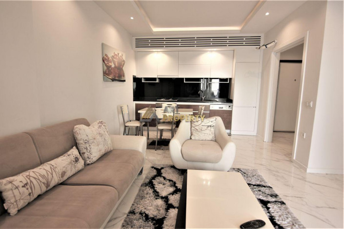 Квартира 1+1 с мебелью с видом на море в Махмутларе, 65 м2 - Ракурс 7