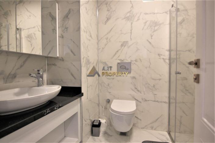 Квартира 1+1 с мебелью с видом на море в Махмутларе, 65 м2 - Ракурс 14