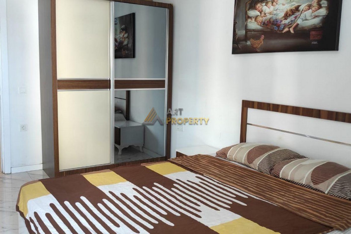 Квартира 1+1 с мебелью с видом на море в Махмутларе, 65 м2 - Ракурс 15