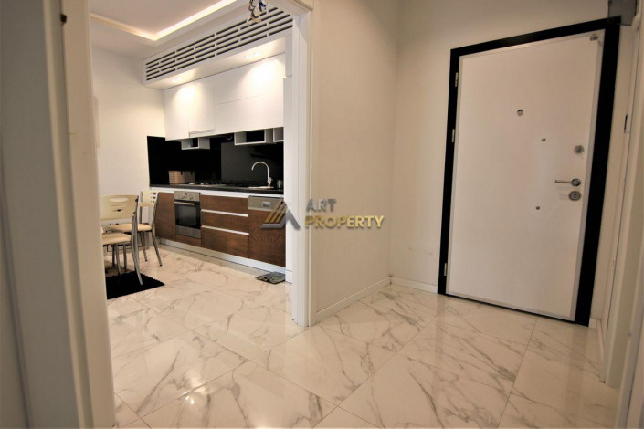 Квартира 1+1 с мебелью с видом на море в Махмутларе, 65 м2 - Ракурс 17