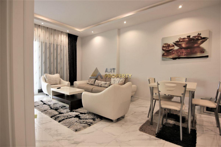 Квартира 1+1 с мебелью с видом на море в Махмутларе, 65 м2 - Ракурс 20