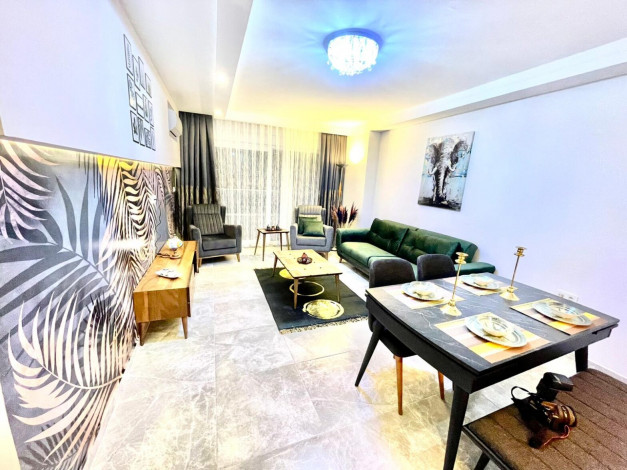 Двухкомнатная квартира с люксовой мебелью в районе Каргыджак, 65 м2 - Ракурс 8