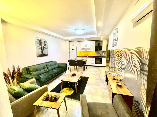 Двухкомнатная квартира с люксовой мебелью в районе Каргыджак, 65 м2 - Ракурс 10