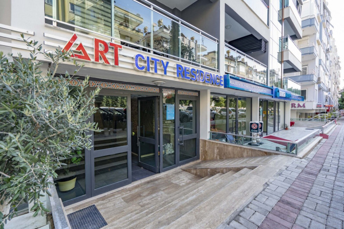 Квартира 2+1 с новой мебелью в самом центре Алании в новом доме с инфраструктурой, 100 м2 - Ракурс 7