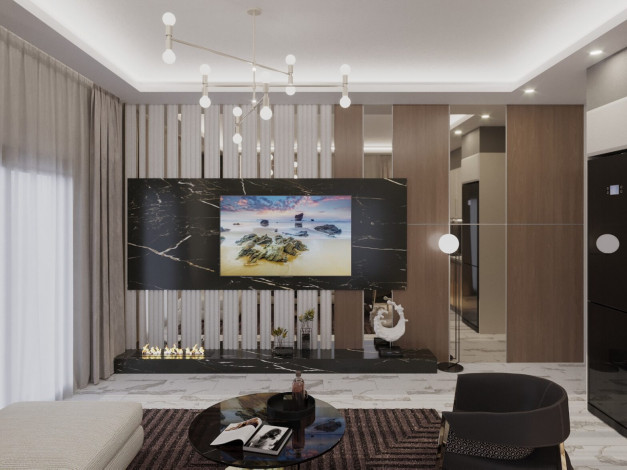 Новая резиденция на этапе строительства в престижном районе Оба, 50м-155м - Ракурс 14