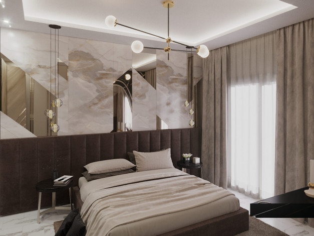 Новая резиденция на этапе строительства в престижном районе Оба, 50м-155м - Ракурс 17