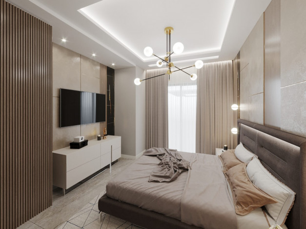 Новая резиденция на этапе строительства в престижном районе Оба, 50м-155м - Ракурс 19