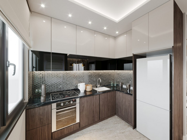 Новая резиденция на этапе строительства в престижном районе Оба, 50м-155м - Ракурс 22