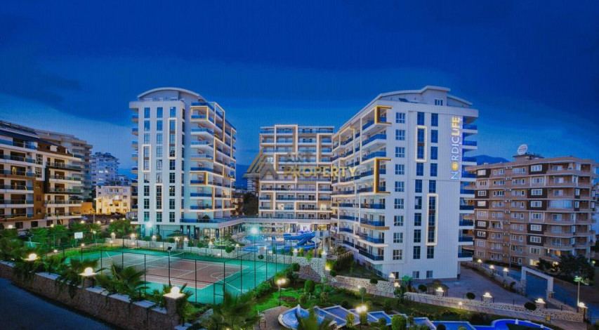 2+1 с отдельной кухней в одном из лучших комплексов района Тосмур, 120 м2 - Ракурс 35