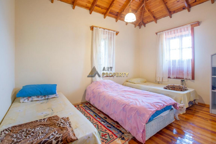 Дом с камином 3+1 с участком вдали от шума и суеты в горах Махмутлара, 260 м2 - Ракурс 16