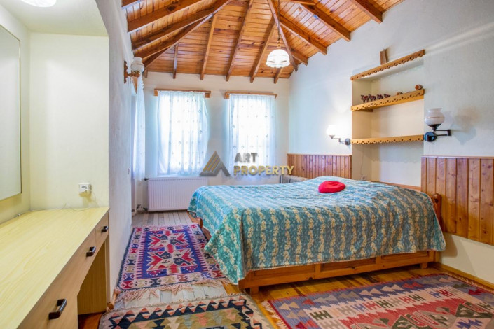 Дом с камином 3+1 с участком вдали от шума и суеты в горах Махмутлара, 260 м2 - Ракурс 20