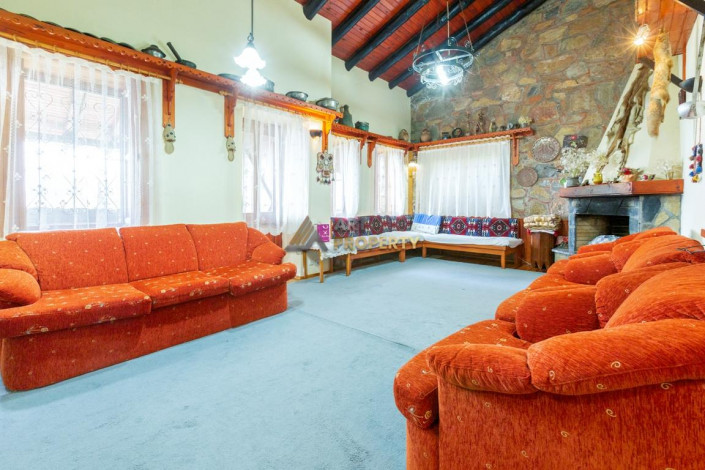 Дом с камином 3+1 с участком вдали от шума и суеты в горах Махмутлара, 260 м2 - Ракурс 32