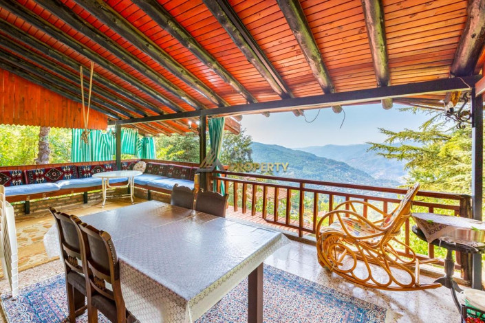 Дом с камином 3+1 с участком вдали от шума и суеты в горах Махмутлара, 260 м2 - Ракурс 35