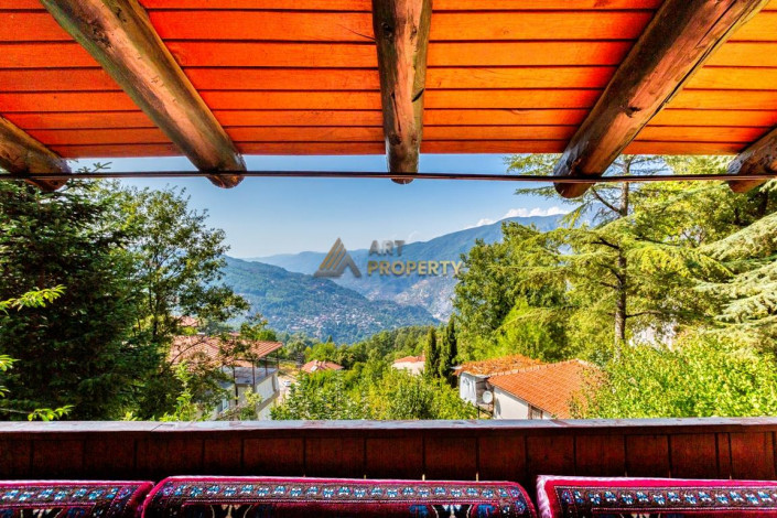 Дом с камином 3+1 с участком вдали от шума и суеты в горах Махмутлара, 260 м2 - Ракурс 39