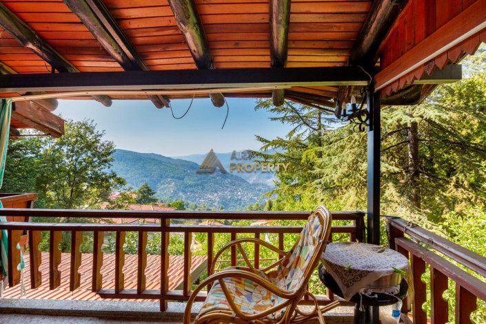 Дом с камином 3+1 с участком вдали от шума и суеты в горах Махмутлара, 260 м2 - Ракурс 41