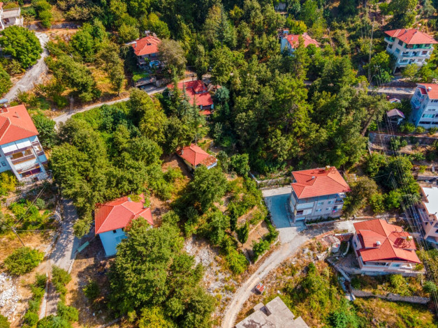 Дом с камином 3+1 с участком вдали от шума и суеты в горах Махмутлара, 260 м2 - Ракурс 48