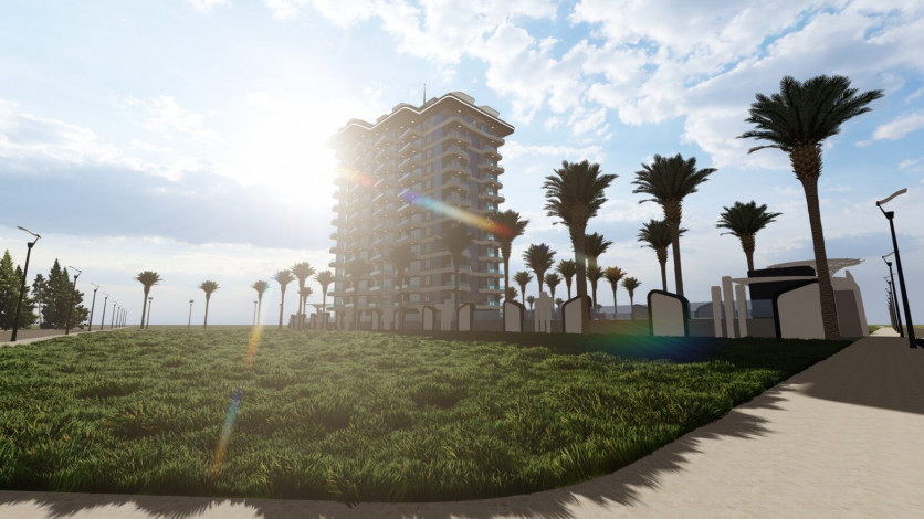 Новая резиденция на этапе строительства в районе Махмутлар, 49-209 м2 - Ракурс 3