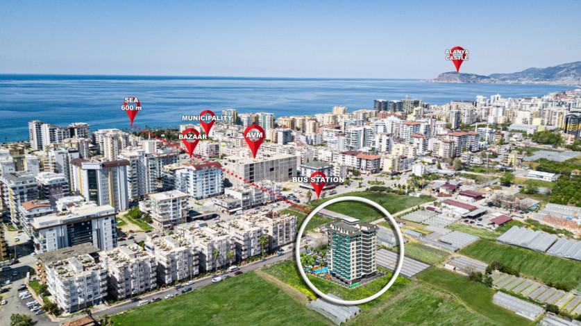 Новая резиденция на этапе строительства в районе Махмутлар, 49-209 м2 - Ракурс 11