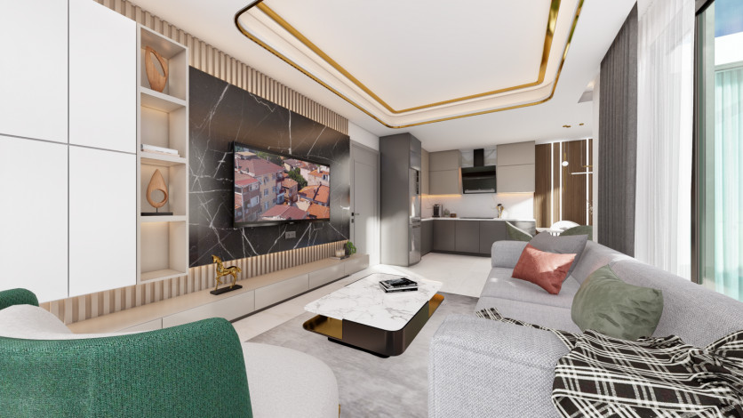 Новая резиденция на этапе строительства в районе Махмутлар, 49-209 м2 - Ракурс 16