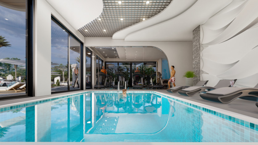 Новая резиденция на этапе строительства в районе Махмутлар, 49-209 м2 - Ракурс 23