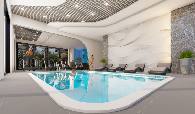 Новая резиденция на этапе строительства в районе Махмутлар, 49-209 м2 - Ракурс 24